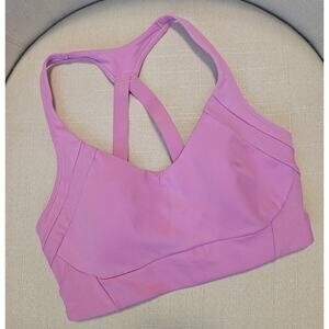 Avia blush pink lightly padded sports bra, Medium: 8-10